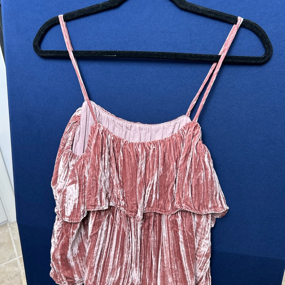 Madewell Velvet Blush Camisole - Picture 2 of 8